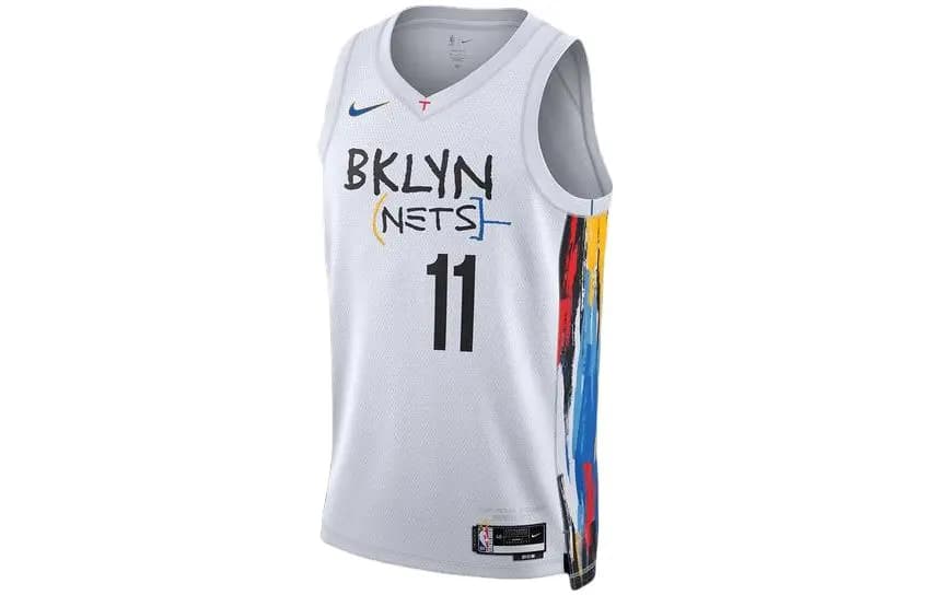 Nike Brooklyn Nets SW Fan Edition 2022-23 Irving #11 Basketbol Maykası Unisex Ağ