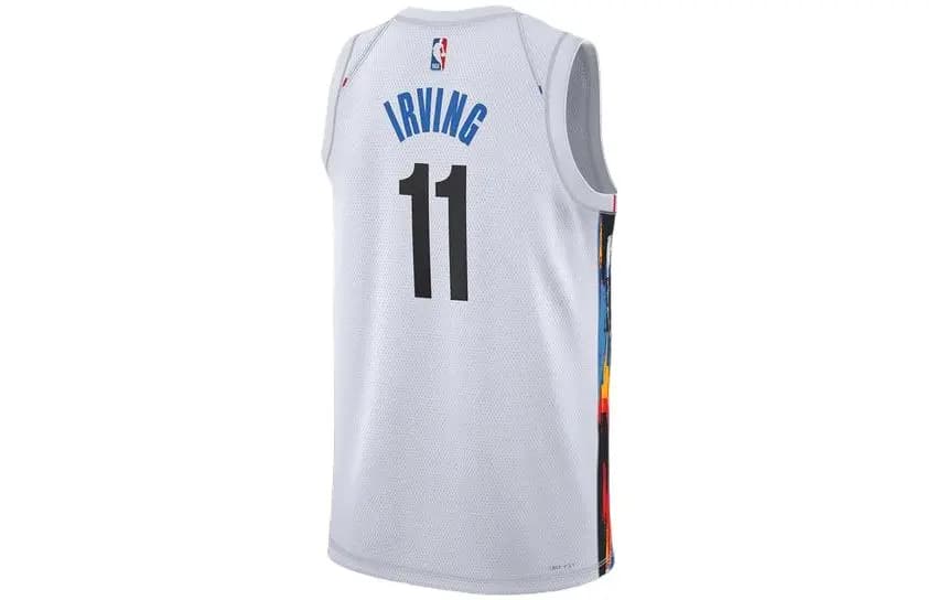 Nike Brooklyn Nets SW Fan Edition 2022-23 Irving #11 Basketbol Maykası Unisex Ağ 2