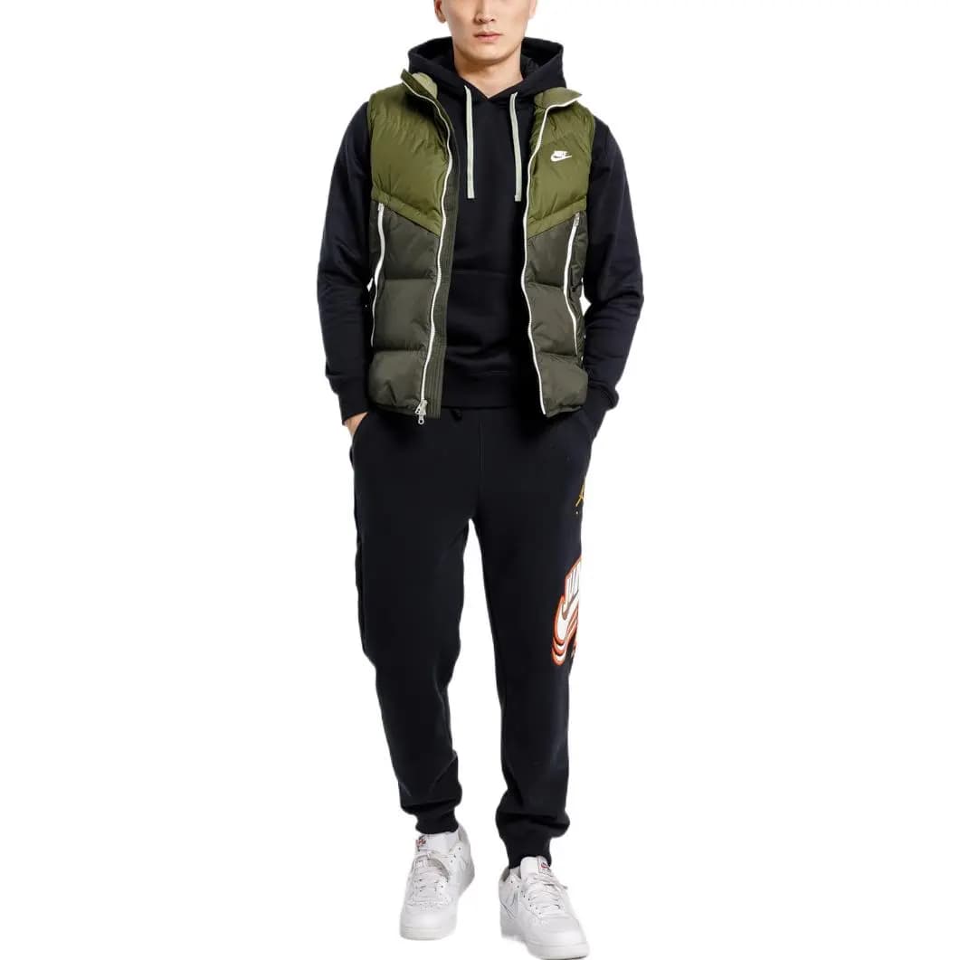 Nike Loqo Printli Kişi Jileti Yaşıl 3
