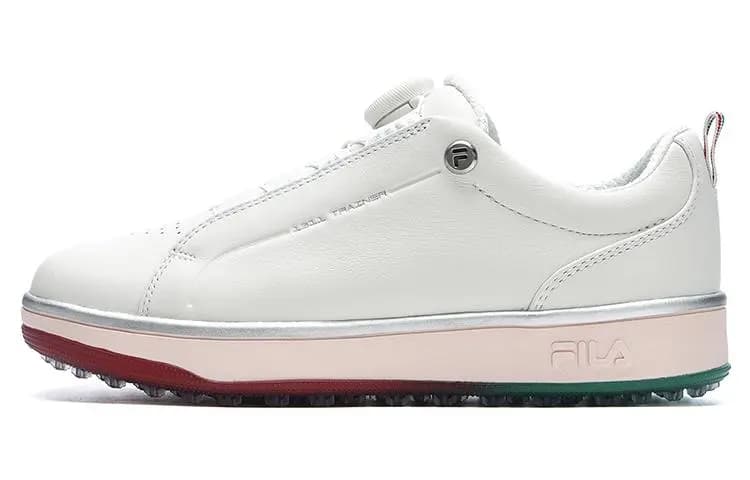 FILA GF 1911 Trainer Cushioning Anti-Slip And Wear-Resistant Low-Top Golf Shoes Women's White Pink