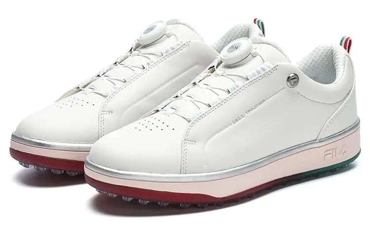 FILA GF 1911 Trainer Cushioning Anti-Slip And Wear-Resistant Low-Top Golf Shoes Women's White Pink 3