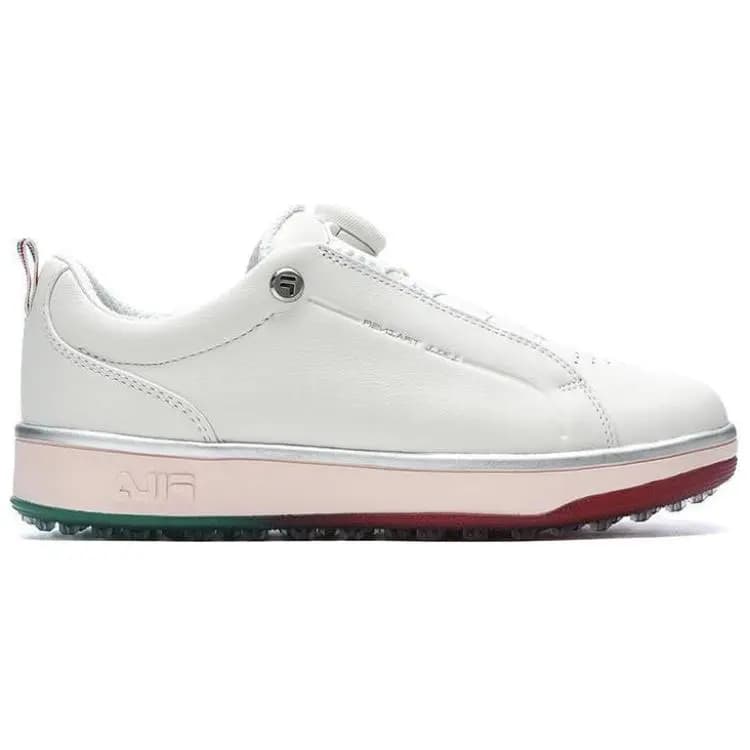 FILA GF 1911 Trainer Cushioning Anti-Slip And Wear-Resistant Low-Top Golf Shoes Women's White Pink 2