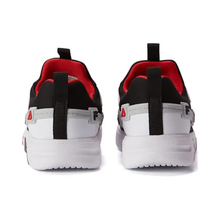 FILA KIDS Anti-Slip Wear-Resistant Kids' Training Shoes Black White Children Aged 3-7 Years Old 4