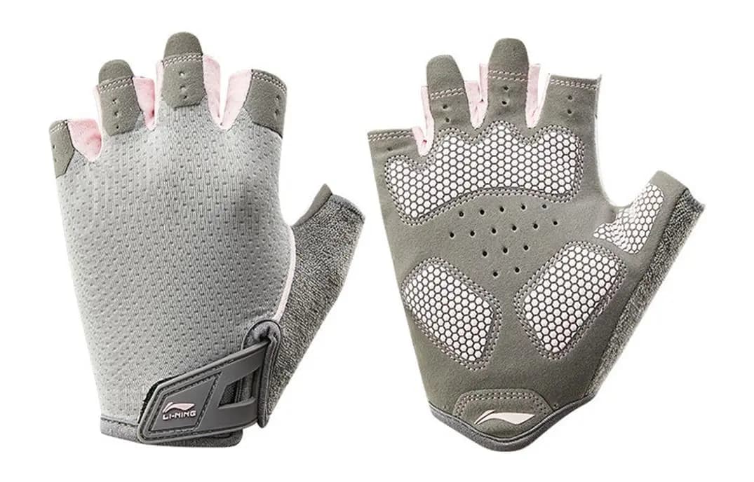LiNing Sports Glove Unisex Gray/Pink