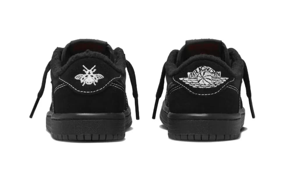 Air Jordan Travis Scott X Air Jordan 1 Retro Low OG SP PS 'Black Phantom' 5