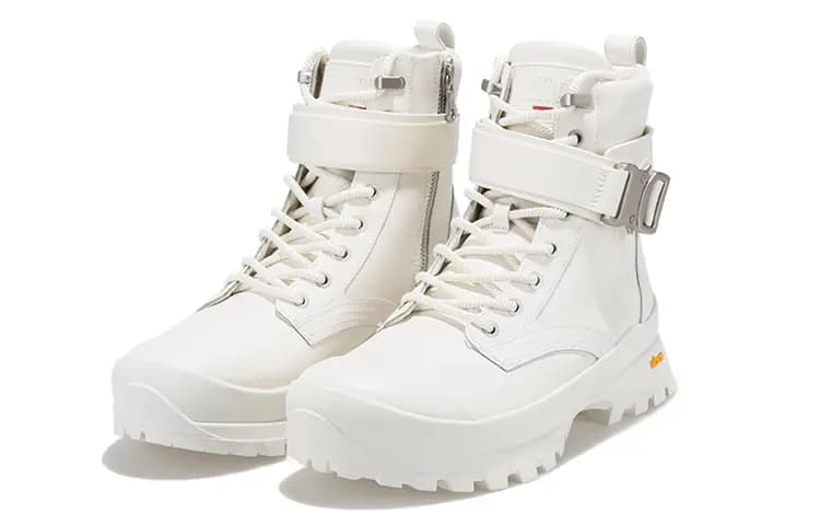 Palladium Pampa Supreme Yüksək Boğazlı Çəkmə Unisex Ağ 2