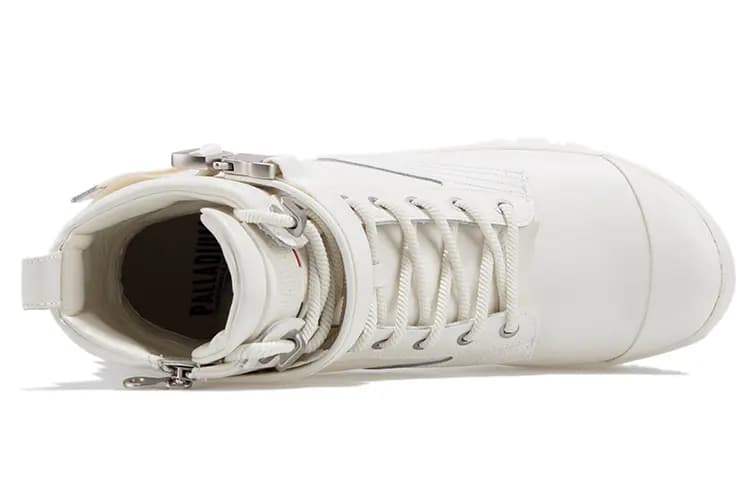 Palladium Pampa Supreme Yüksək Boğazlı Çəkmə Unisex Ağ 3