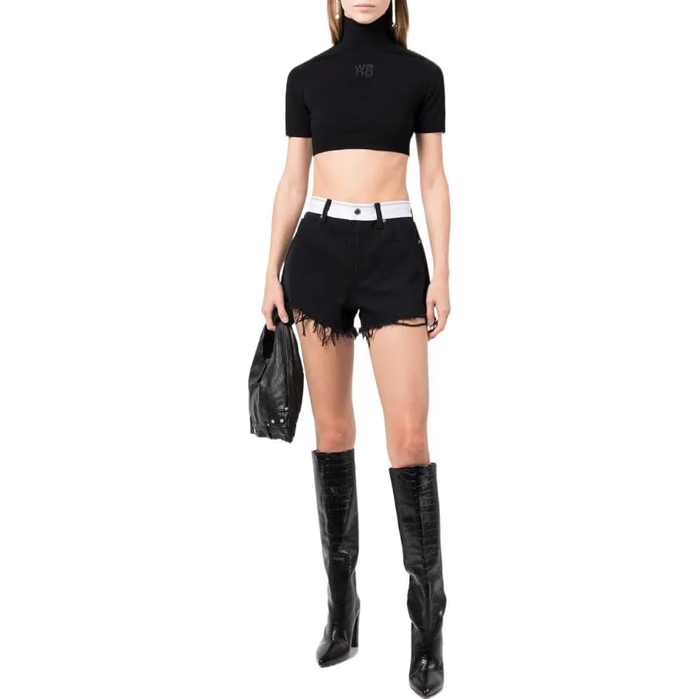 Alexander Wang Qadın Şortu Qara 2