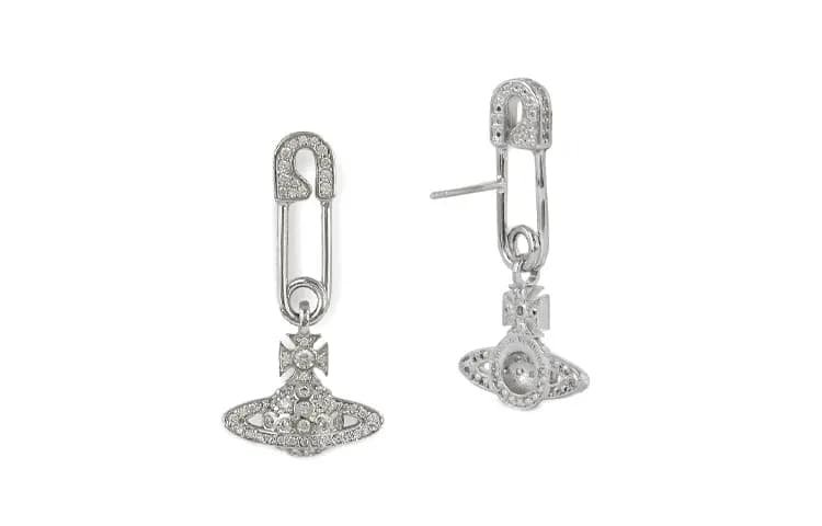 Vivienne Westwood Orb Embellished Earrings 3