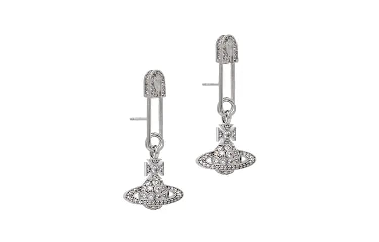 Vivienne Westwood Orb Embellished Earrings 2
