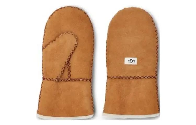 UGG Gloves Kids Chestnut 2