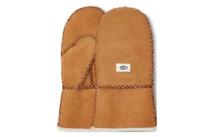UGG Gloves Kids Chestnut