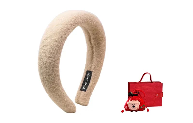 VERENA REINE Fluffy Baş bandı Qadın Xaki 8