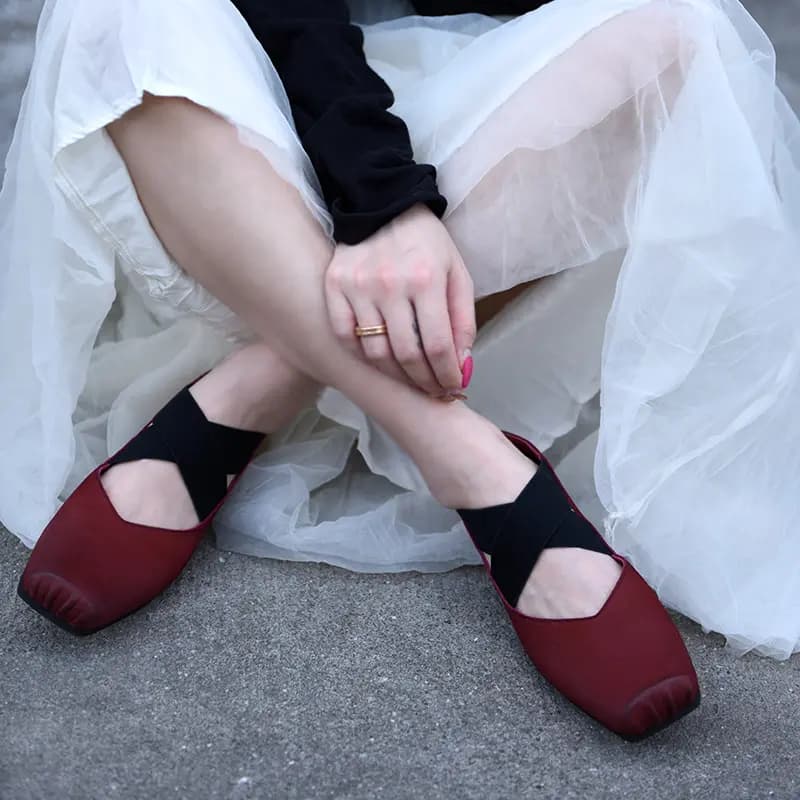 ARTMU Mary Jane Shoes Women's Low-Top 6