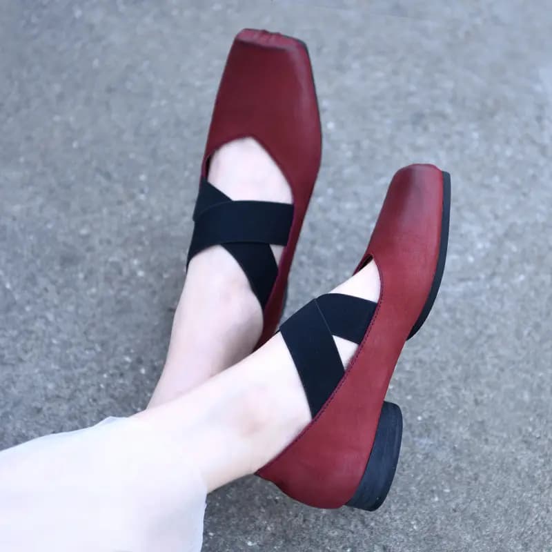 ARTMU Mary Jane Shoes Women's Low-Top 7