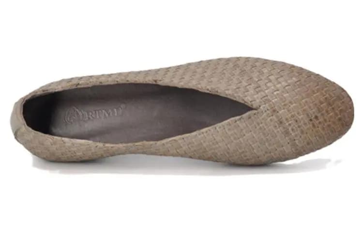 ARTMU Sheep Leather Original Vintage Braided Shallow Mouth Mid-Low Heels 3.5cm Women's 9
