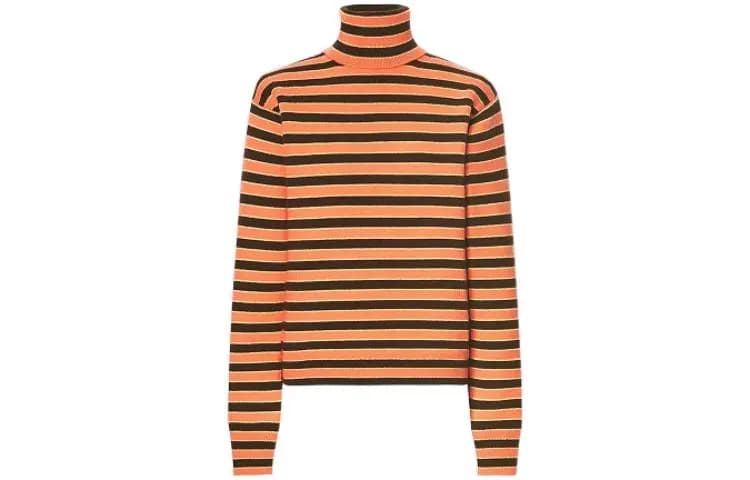 Marni X UNIQLO Cashmere Qadın Sviteri Narıncı