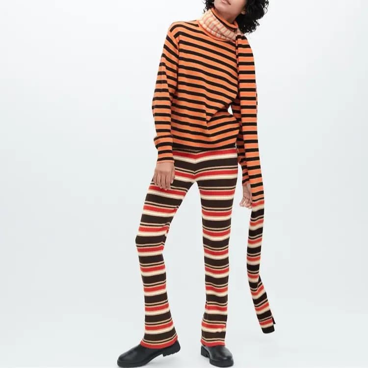 Marni X UNIQLO Cashmere Sweaters Women's Bright Orange 2