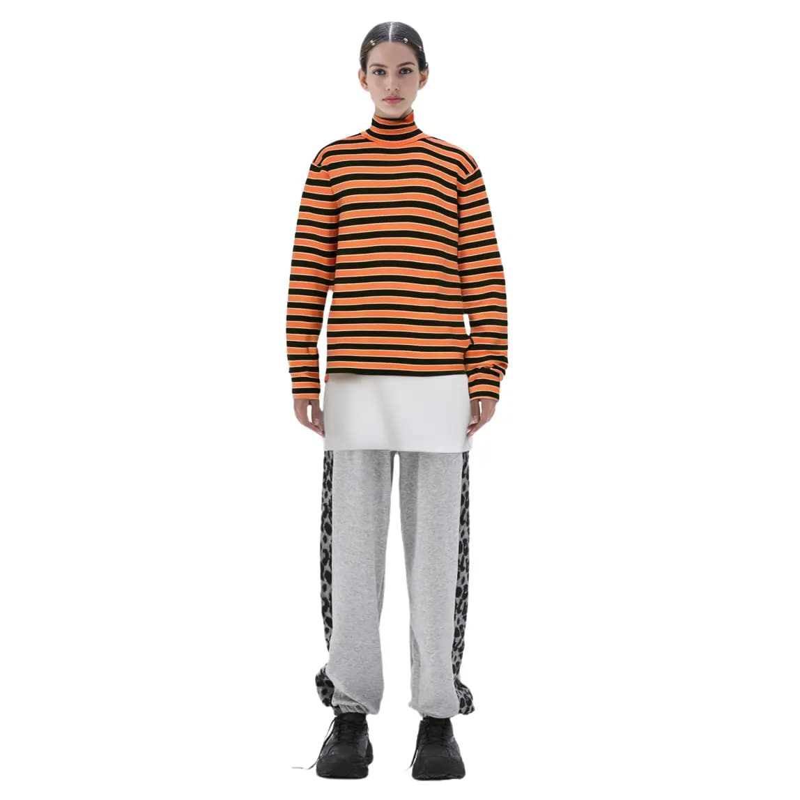 Marni X UNIQLO Cashmere Sweaters Women's Bright Orange 5