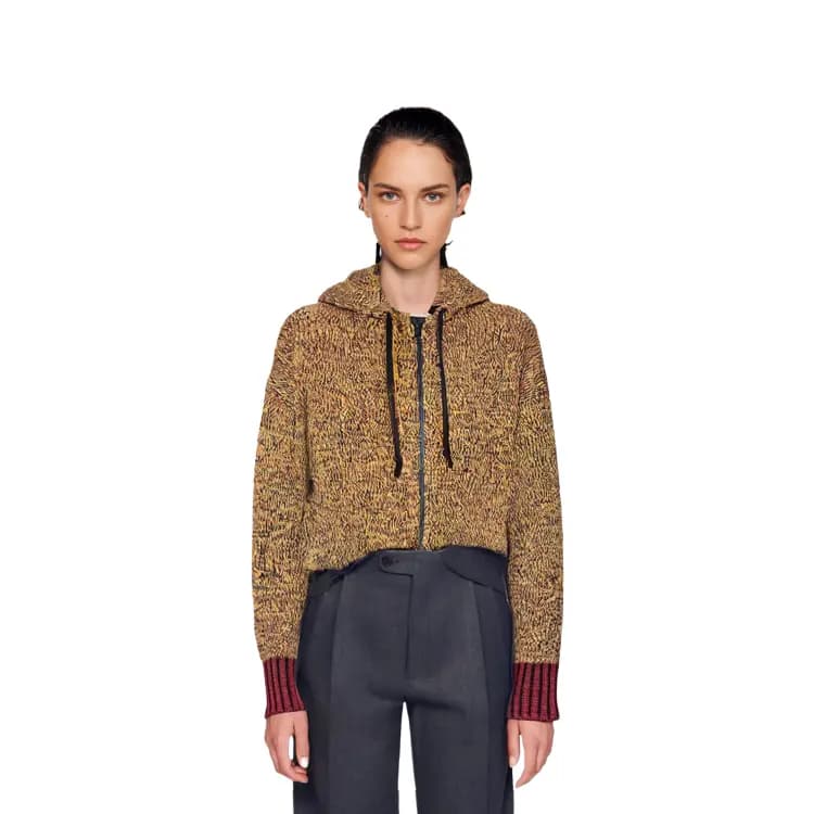 Marni X UNIQLO Qadın Triko Sviter Tünd Narıncı 6