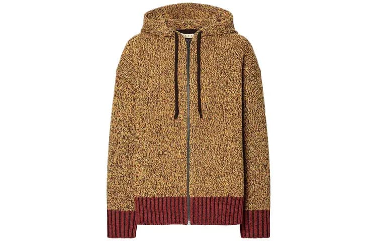 Marni X UNIQLO Qadın Triko Sviter Tünd Narıncı