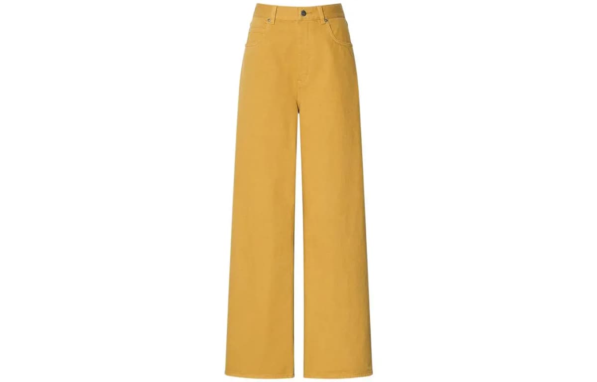 Marni X UNIQLO Qadın Cins Şalvarı Xardal