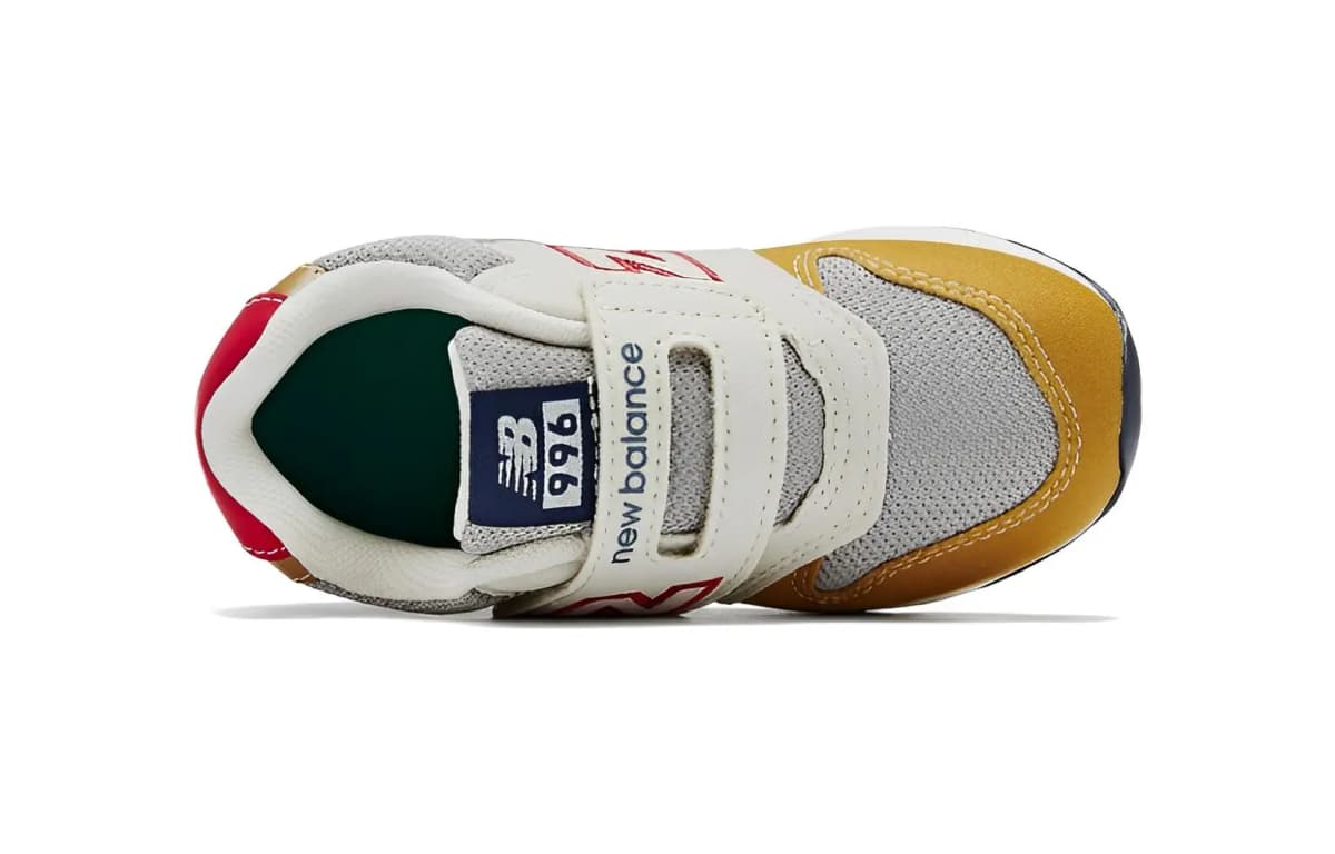 New Balance Anti Slip Wear Resistant Low Top Toddler Shoes Yellow Gray Infant And Toddler 3