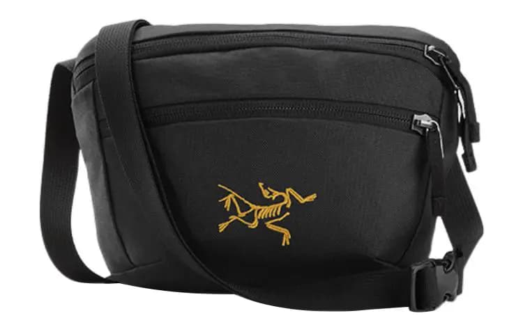 Arcteryx 1.5L Crossbody Bag Outdoor Bag Polyester Black Unisex