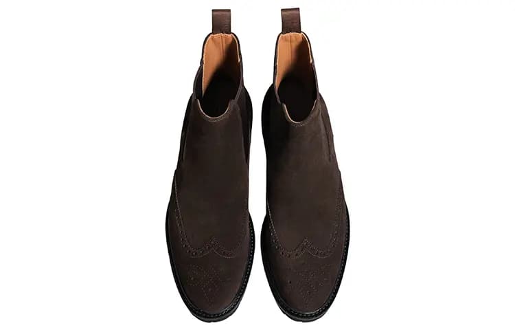 THOM WILLS Chelsea Boots Kişi Tünd Qəhvəyi 3