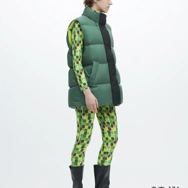 UNIQLO Unisex Jilet Turquoise 3