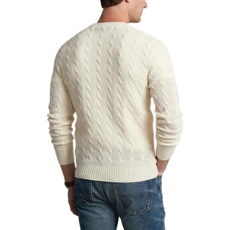Polo Ralph Lauren Cashmere Sweaters Men White 4