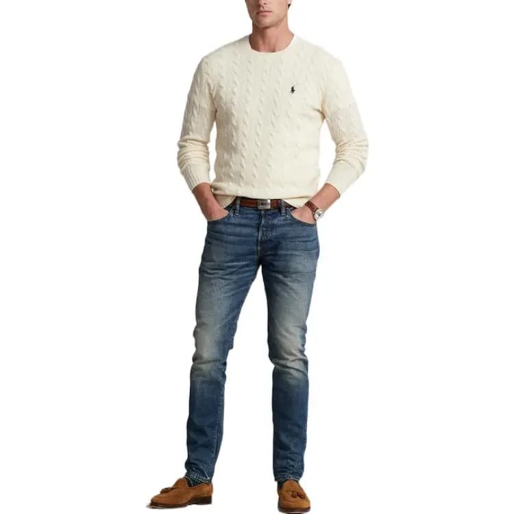 Polo Ralph Lauren Cashmere Sweaters Men White 2