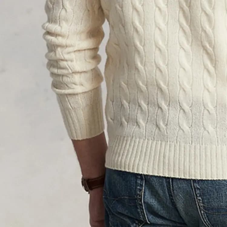 Polo Ralph Lauren Cashmere Sweaters Men White 5