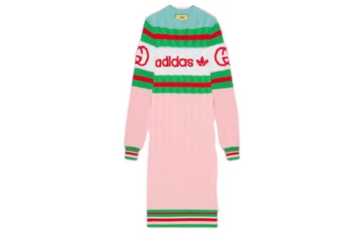 GUCCI x Adidas SS23 Qadın Donu Çəhrayı