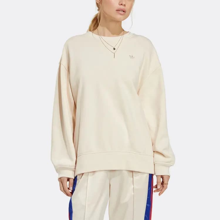 adidas Originals Trefoil Qadın Sweatshirt Off-White 2