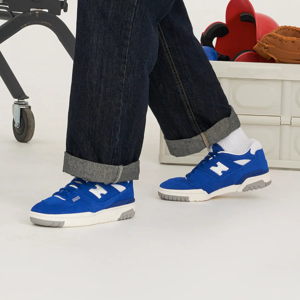 New Balance 550 Suede Pack Team Royal 10