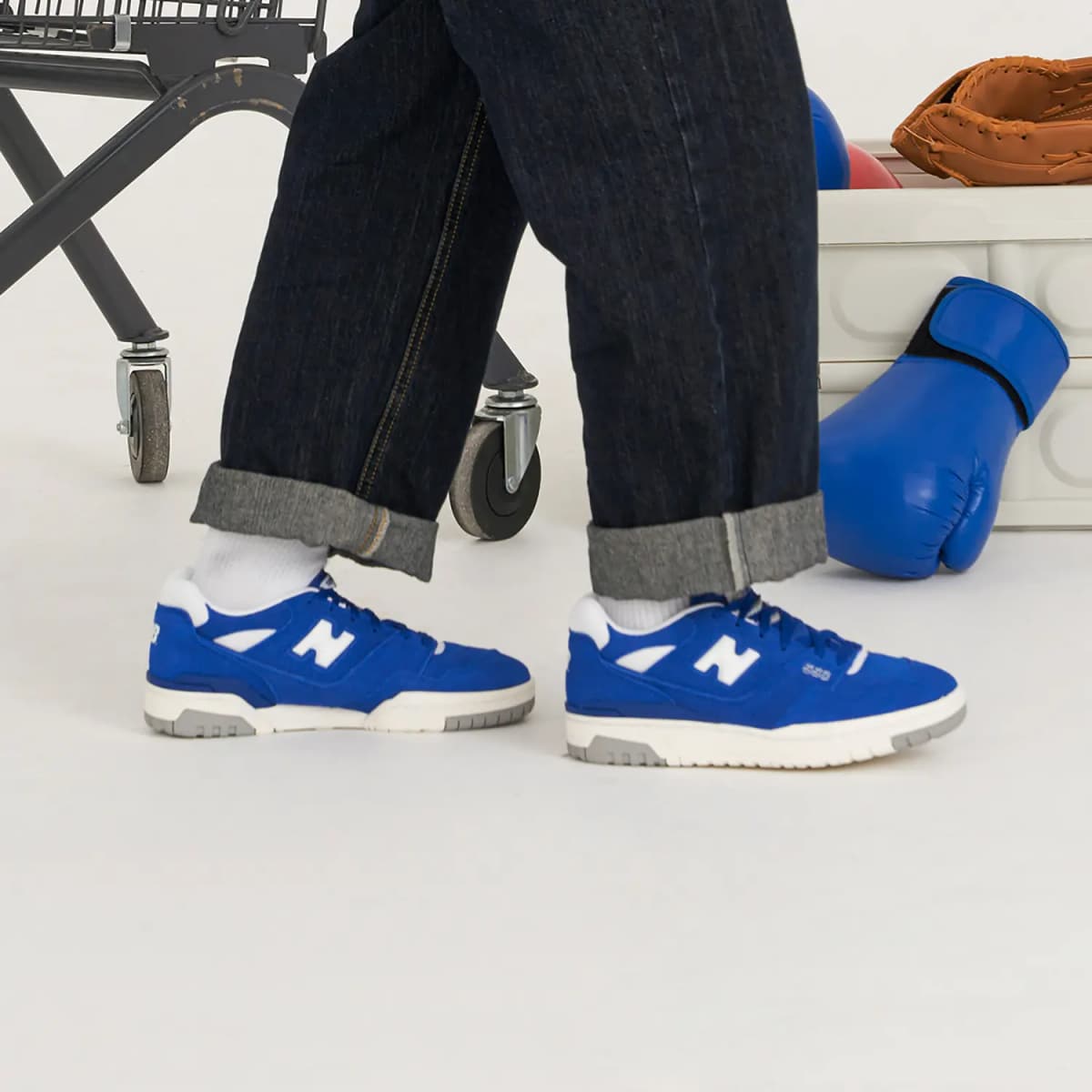 New Balance 550 Suede Pack Team Royal 9