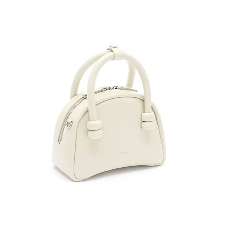 MUVA Cow Leather Boston Bag, Handbag, Crossbody Bag Trumpets Women's Multicolor 16