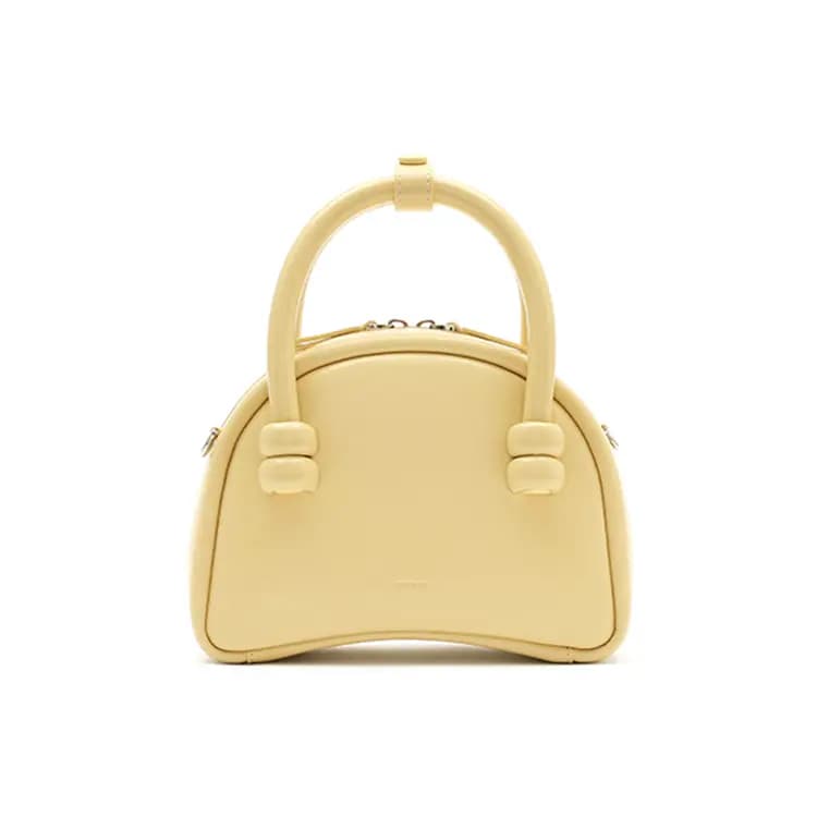 MUVA Cow Leather Boston Bag, Handbag, Crossbody Bag Trumpets Women's Multicolor 21