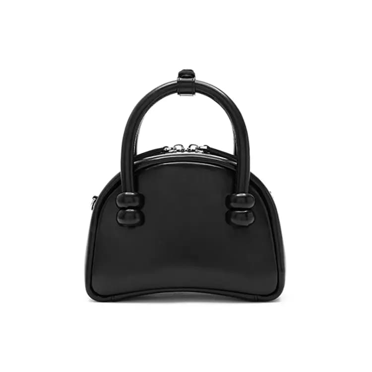 MUVA Cow Leather Boston Bag, Handbag, Crossbody Bag Trumpets Women's Multicolor 3