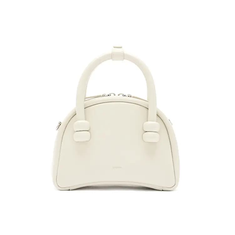 MUVA Cow Leather Boston Bag, Handbag, Crossbody Bag Trumpets Women's Multicolor 15
