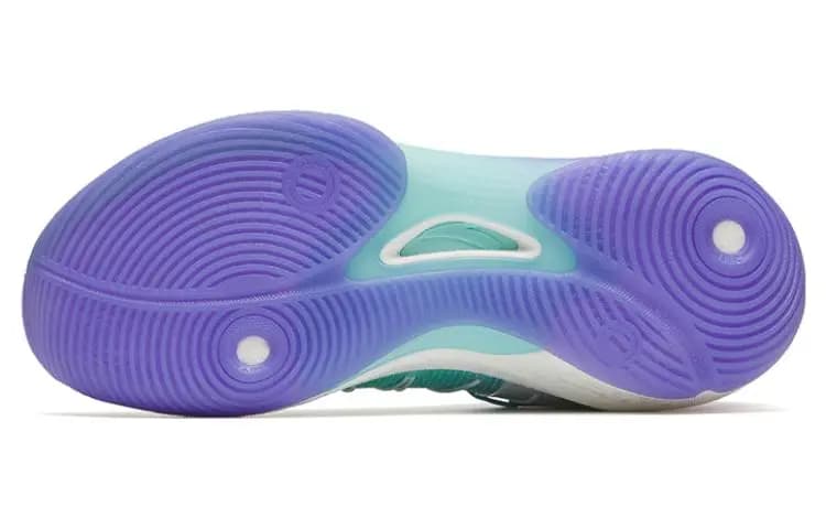ANTA Skyline 1 Basketball Shoes Men Low-Top White/Purple 5