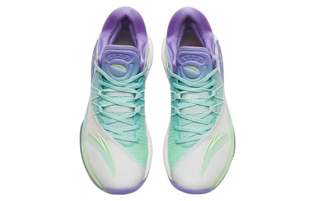 ANTA Skyline 1 Basketball Shoes Men Low-Top White/Purple 3