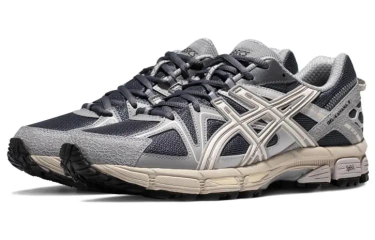 Asics Gel-Kahana 8 Cushioning Slip-Resistant Durable Low-Top Running Shoes Gray Black Brown 2