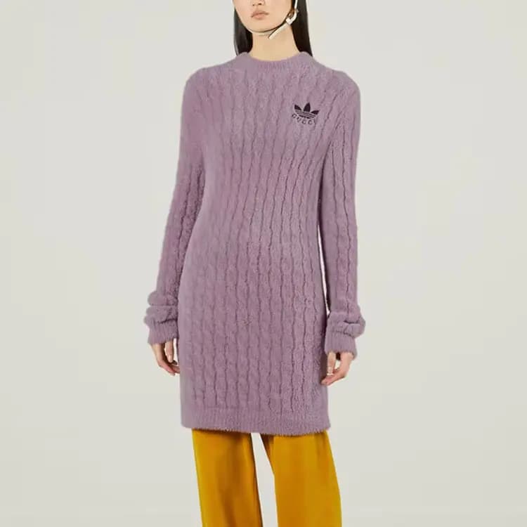 GUCCI x Adidas FW22 Qadın Donu Bənövşəyi 3