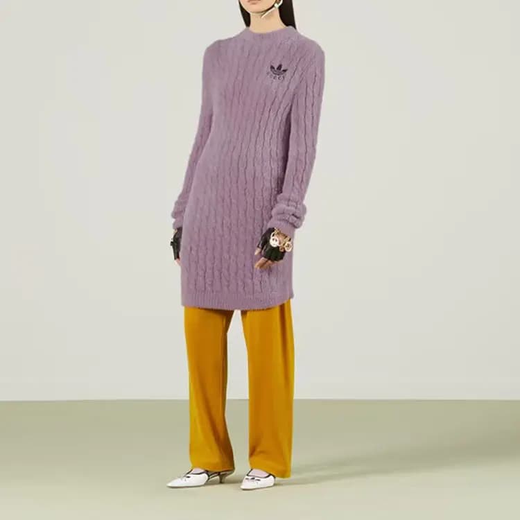 GUCCI x Adidas FW22 Qadın Donu Bənövşəyi 2
