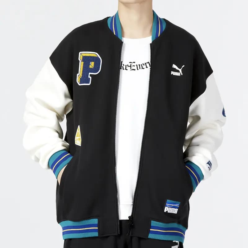 PUMA TEAM BADGE Baseball Jerseys Unisex Black 5