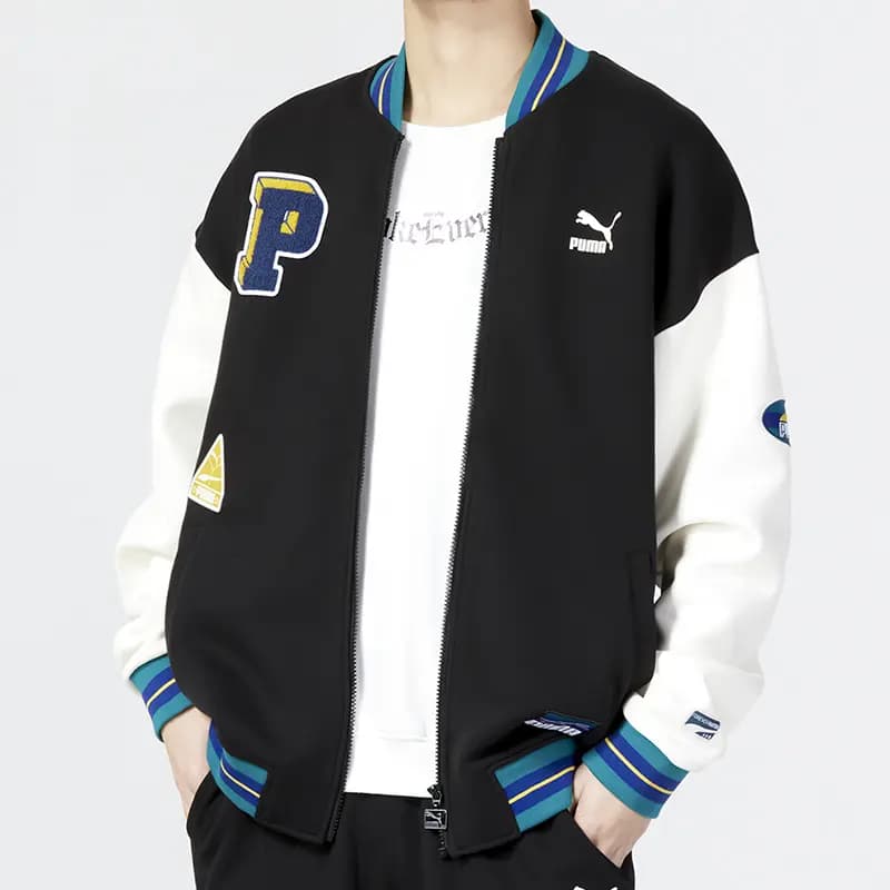 PUMA TEAM BADGE Baseball Jerseys Unisex Black 3