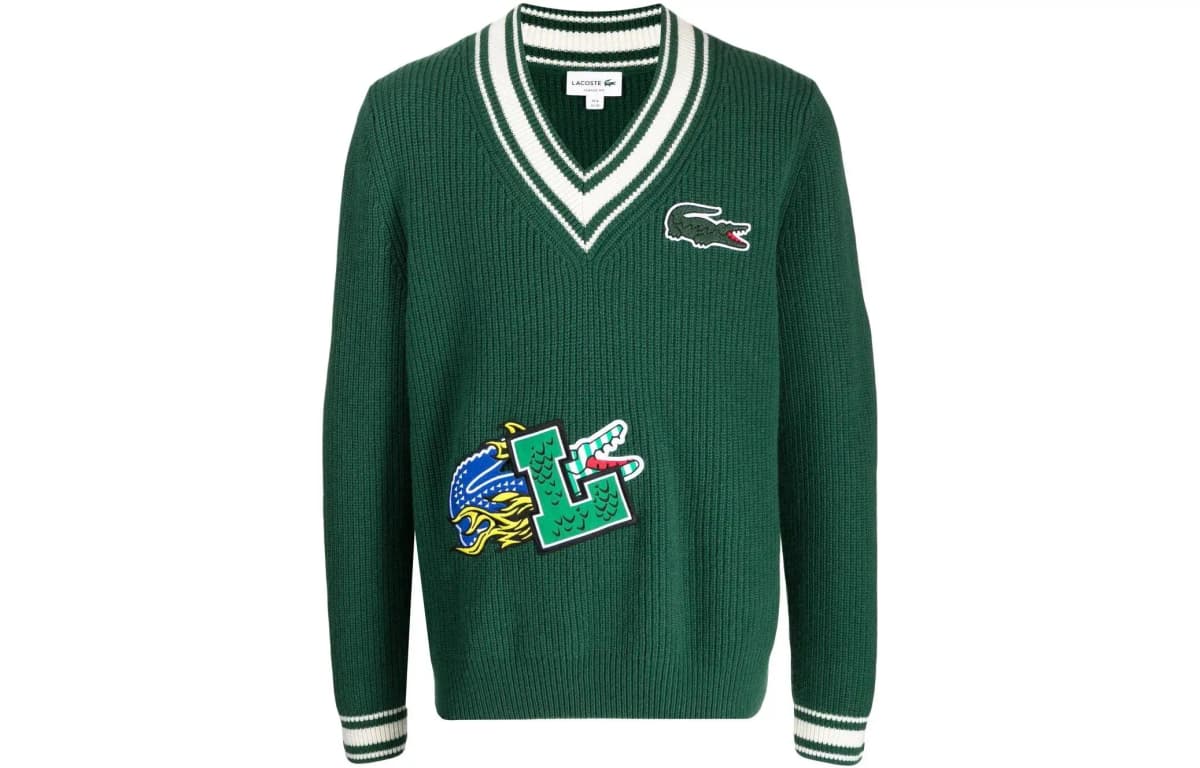 LACOSTE Kişi Sviteri Yaşıl
