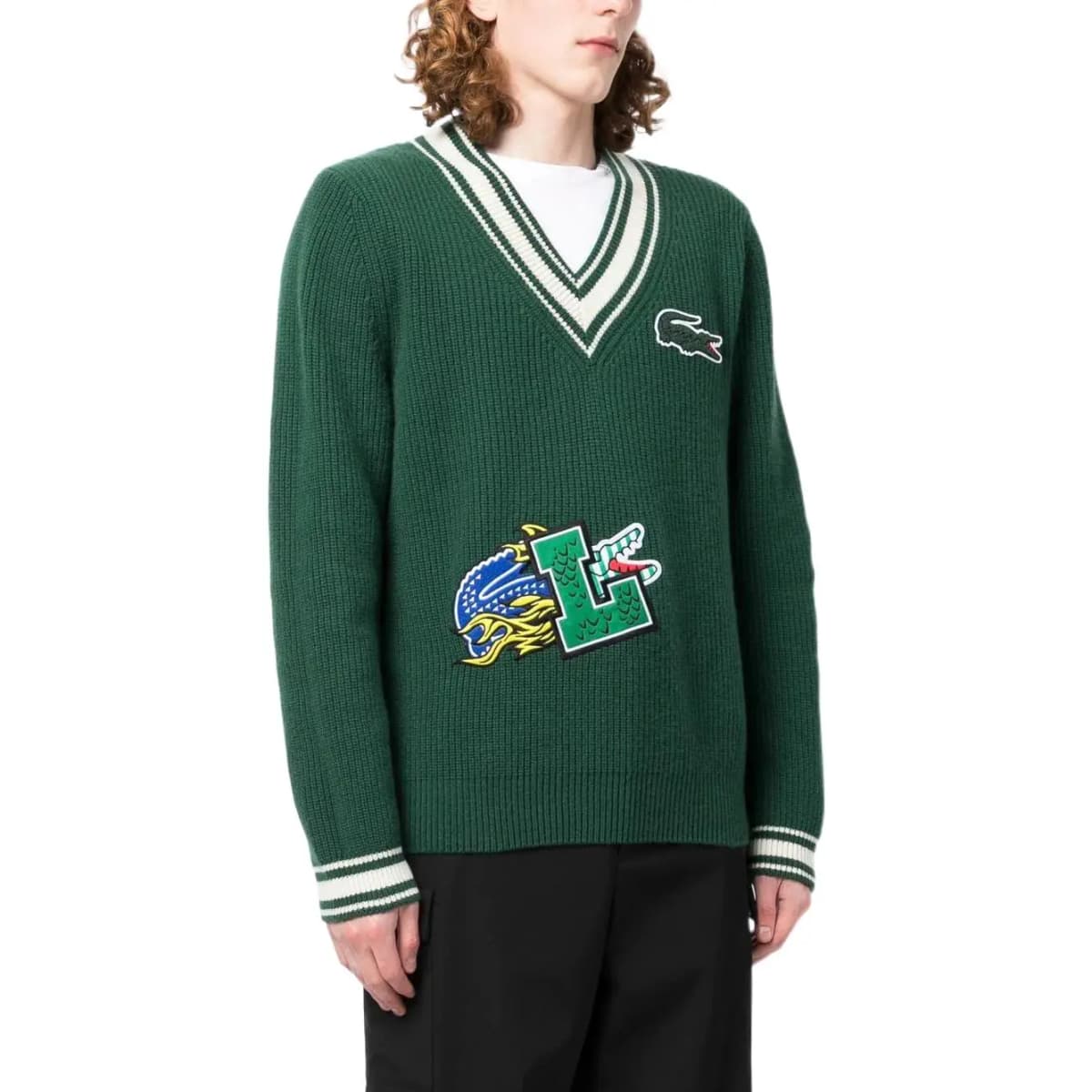 LACOSTE Sweaters Men Green 4
